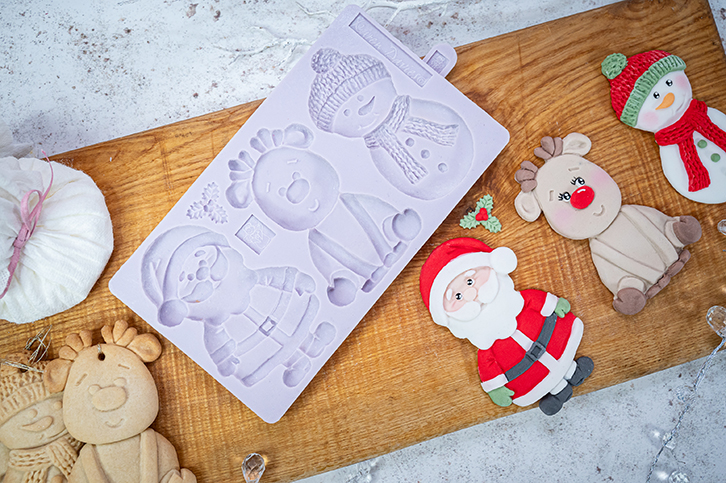 karen-davies-christmas-cookie-silikonform-santa-rentier-schneemann image 6