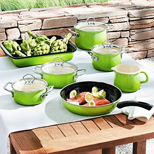 riess-kelomat-kasserolle-mit-glasdeckel-24cm-4-0l-smaragd-emaille image 4