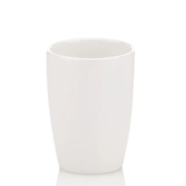 kela-natura-zahnputzbecher-keramik-wei-8-cm image 1