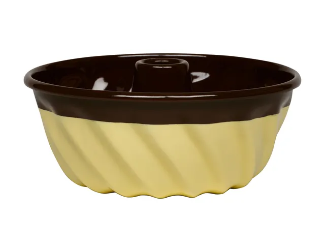 riess-sarah-wiener-gugelhupfform-22-cm-schoko-vanille-2-6-liter-emaille image 1