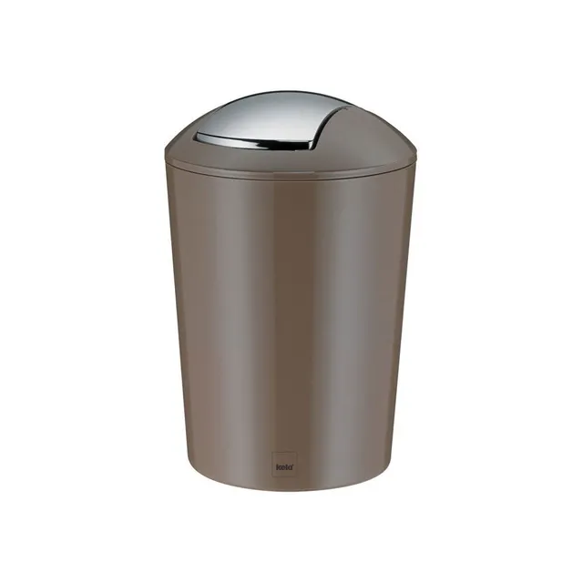 kela-marta-schwingdeckeleimer-1-7-liter-15-cm-taupe image 1
