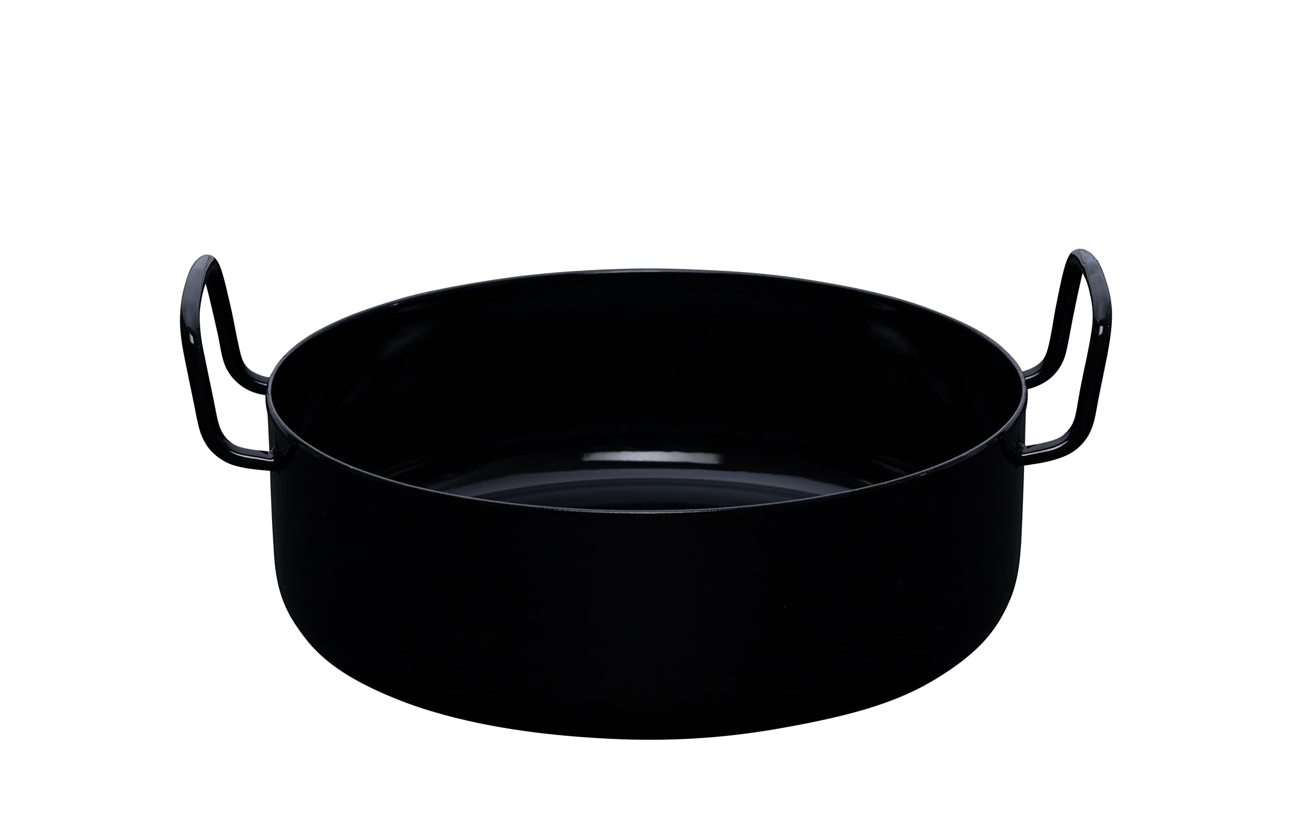 riess-omas-schmorpfanne-mit-glasdeckel-schwarzemaille-24cm image 2