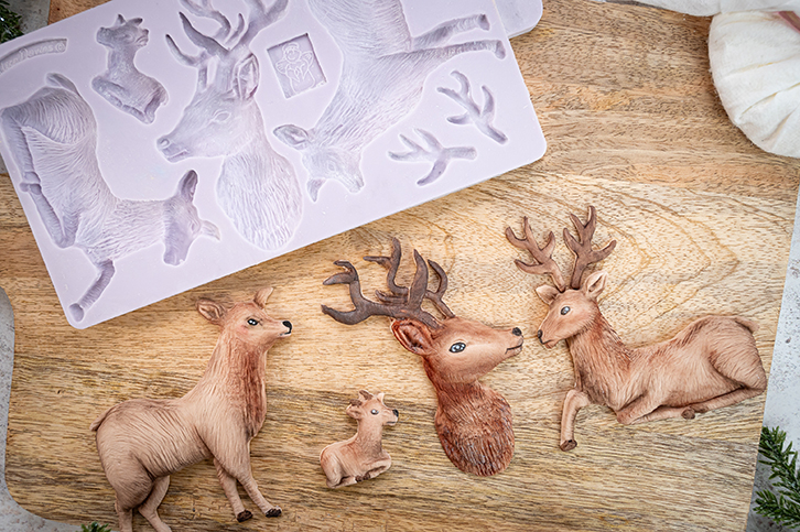 karen-davies-rustic-stag-silikonform-hirsch-walddeko image 2