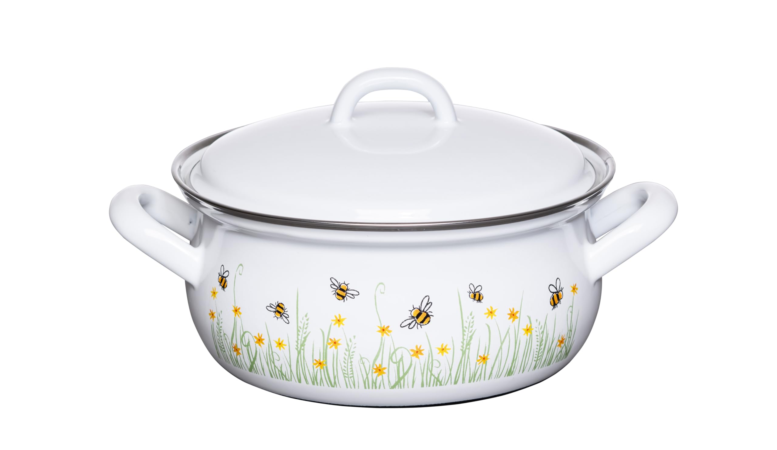 riess-0169-049-kasserolle-mit-deckel-16cm-gmundner-streublumen-emaille-1-2l image 3