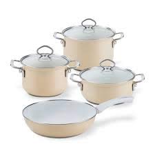 riess-starter-set-nouvelle-cappuccino-4-teilig-emaille-topfset-mit-glasdeckel-un image 5
