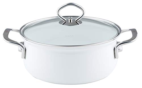 riess-nouvelle-arcticwei-kasserolle-mit-glasdeckel-20-cm-2-liter-emaille-indukti image 5