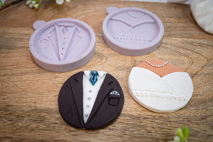 karen-davies-cupcake-tops-bride-groom-silikonform image 5
