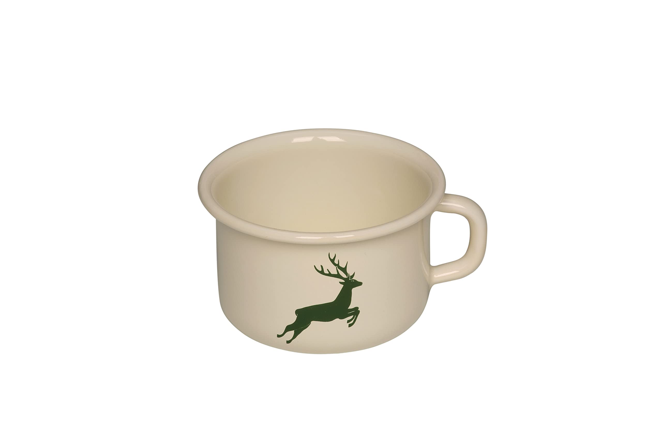 riess-hirsch-gr-n-kaffeeschale-10-cm-0-4-liter-emaille image 1