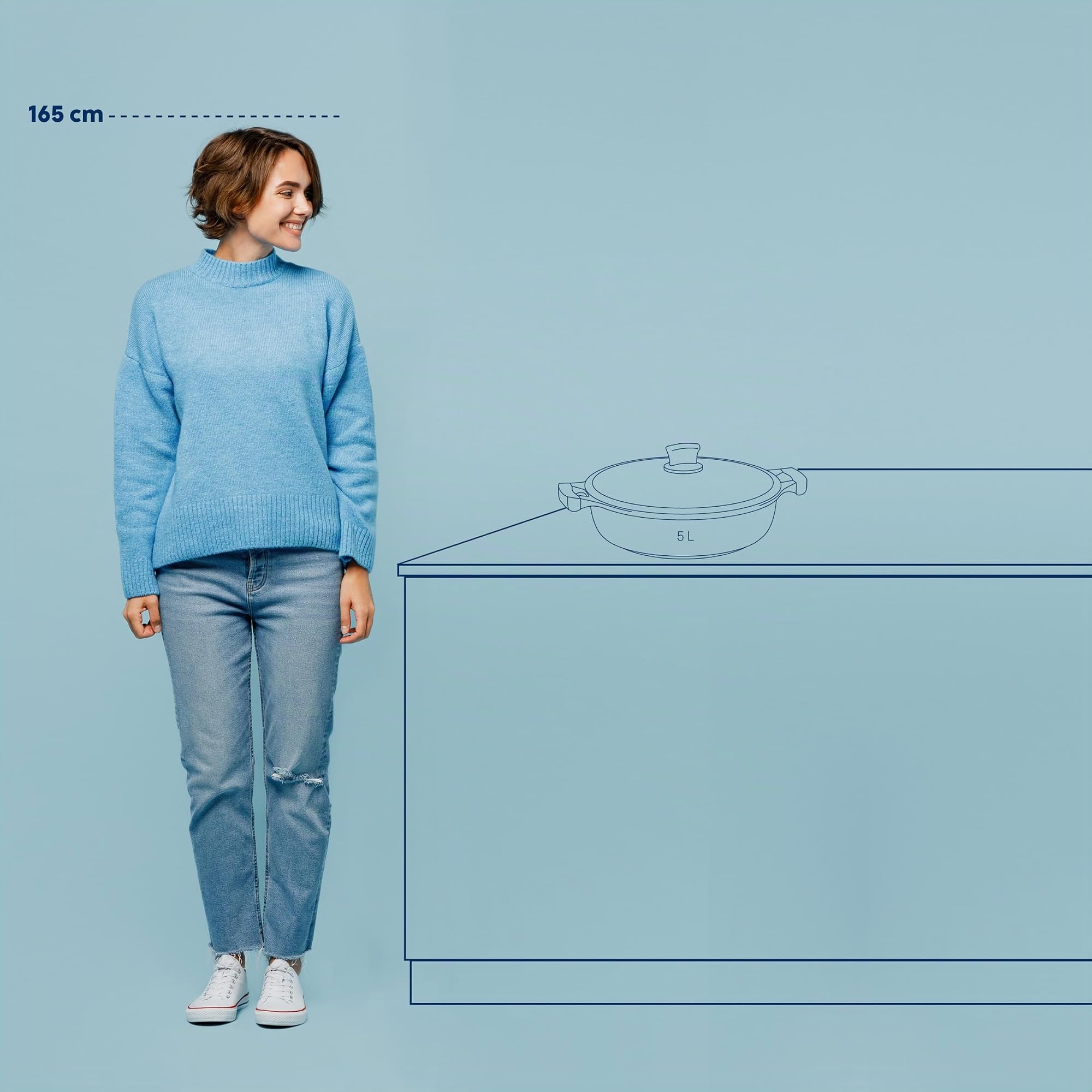 kela-stella-nova-servierpfanne-32-cm-5-l-aluguss-antihaftbeschichtet-mit-glasdec image 5