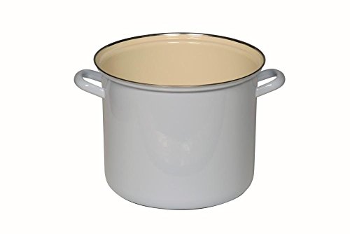 riess-topf-mit-chromrand-kochtopf-emaille-blau-24cm-8-liter image 2