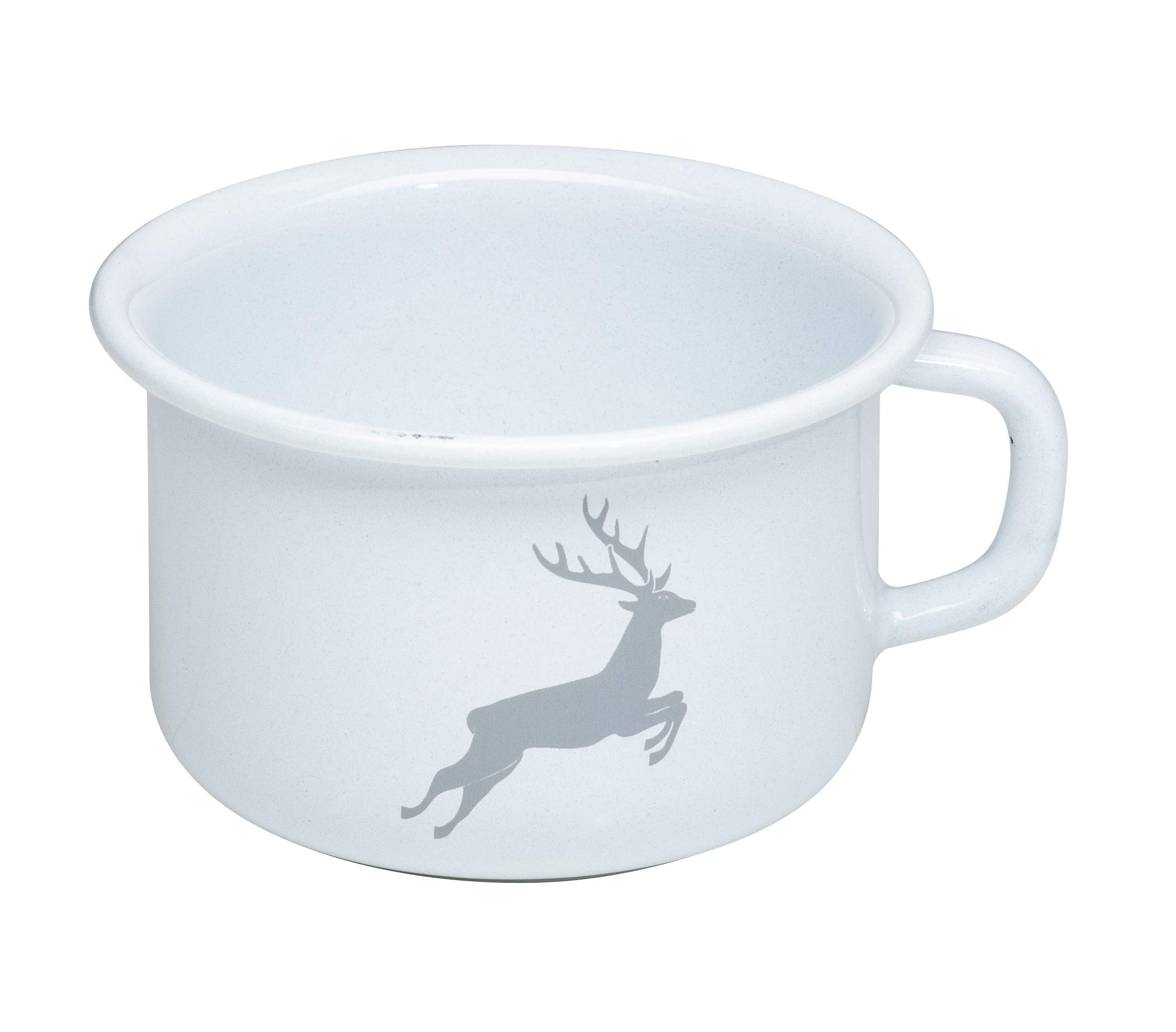 riess-kaffeeschale-10-country-hirsch-grau-0-4-liter-emaille image 1