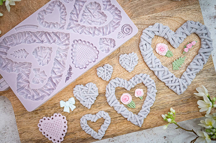 karen-davies-wicker-hearts-collection-silikonform-7-herzen image 2