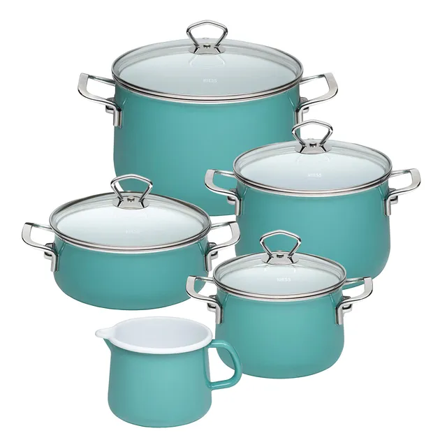 riess-nouvelle-nature-green-spar-set-5-teilig-medium-extra-stark-emaille image 1