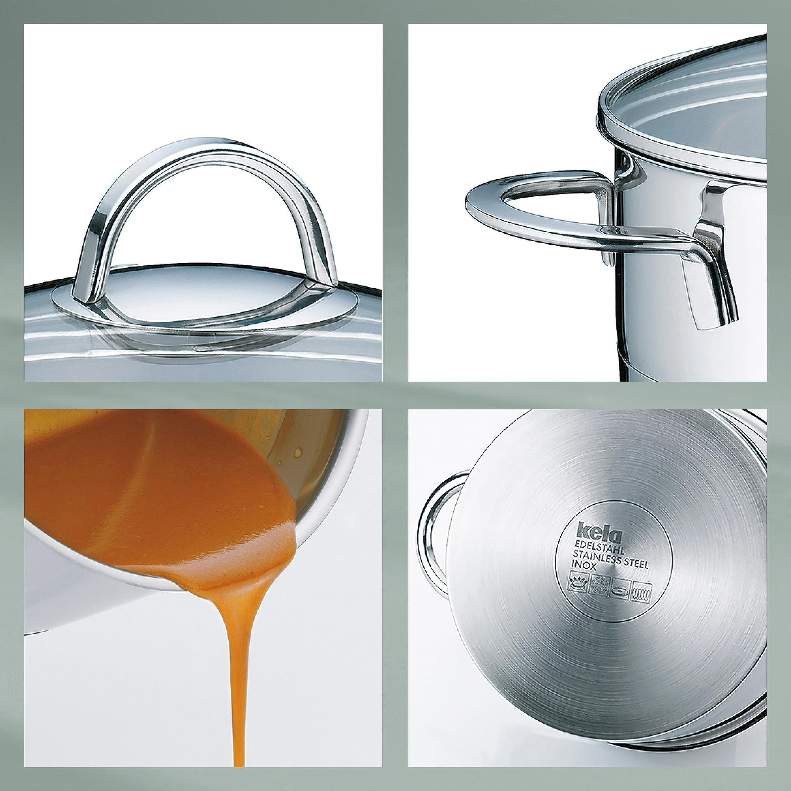 kela-cailin-topfset-induktion-4-teilig-edelstahl-18-10-mit-glasdeckel image 3