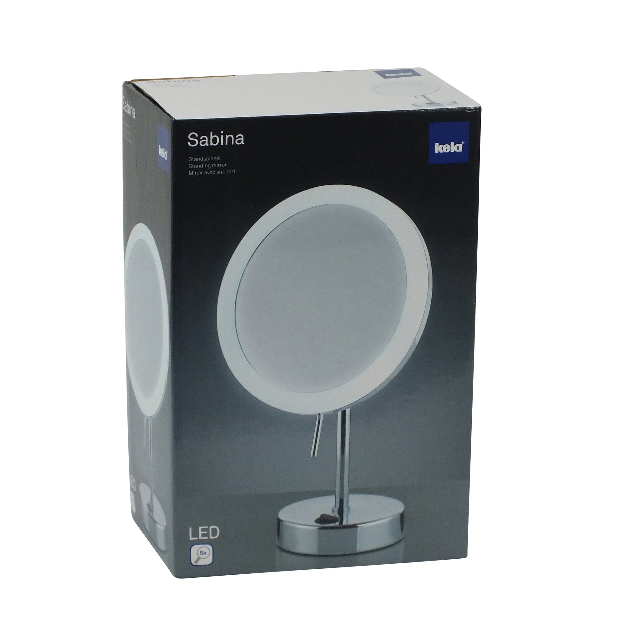 kela-sabina-20628-standspiegel-mit-led-und-5-fach-vergr-erung image 4