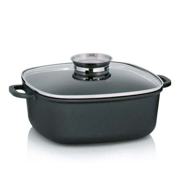kela-kerros-schmorpfanne-28-x-28-cm-6-liter-mit-glasdeckel image 1