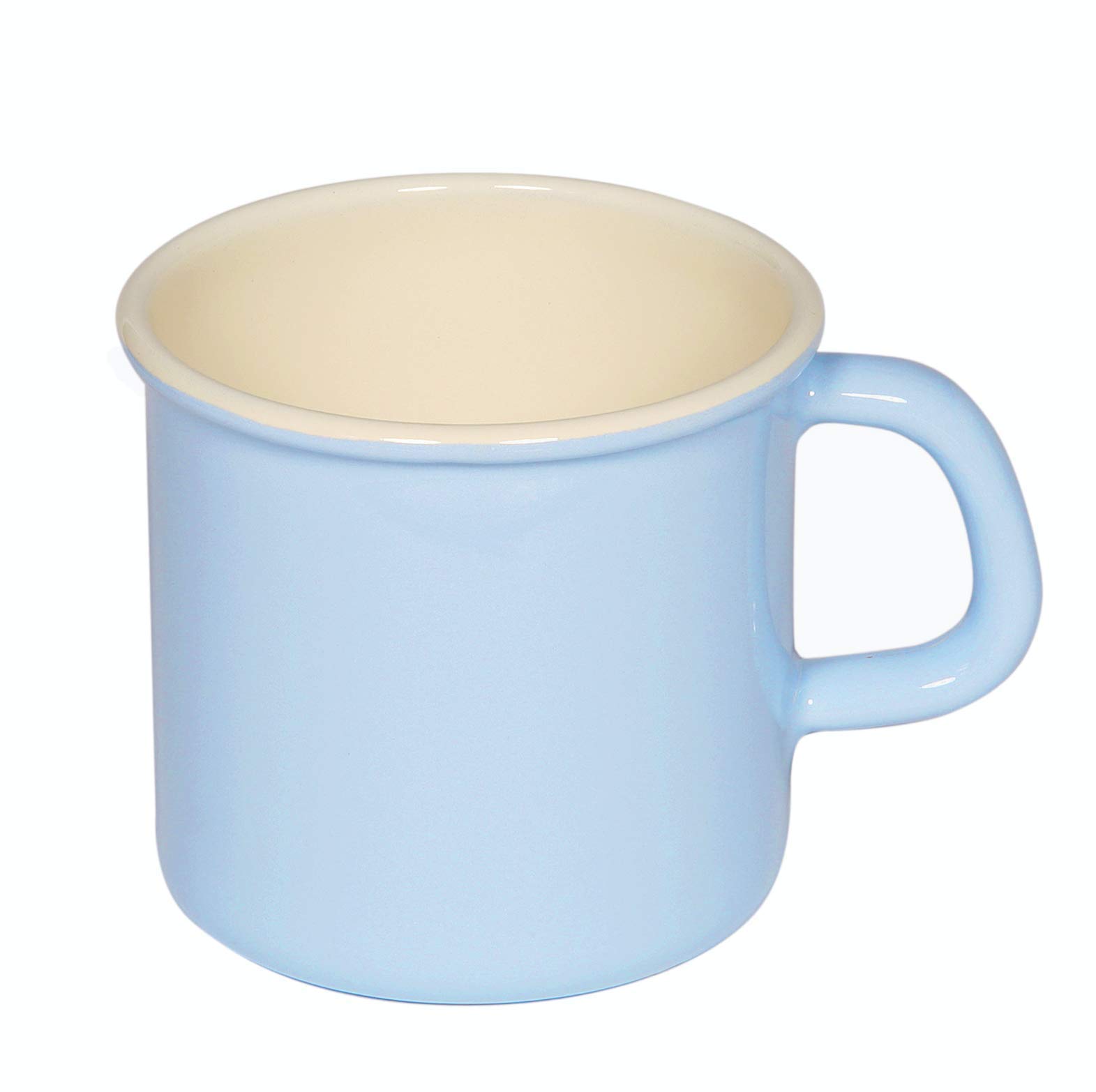 riess-classic-trinkbecher-0-5-liter-pastell-blau-emaille-mit-b-rdelrand image 1
