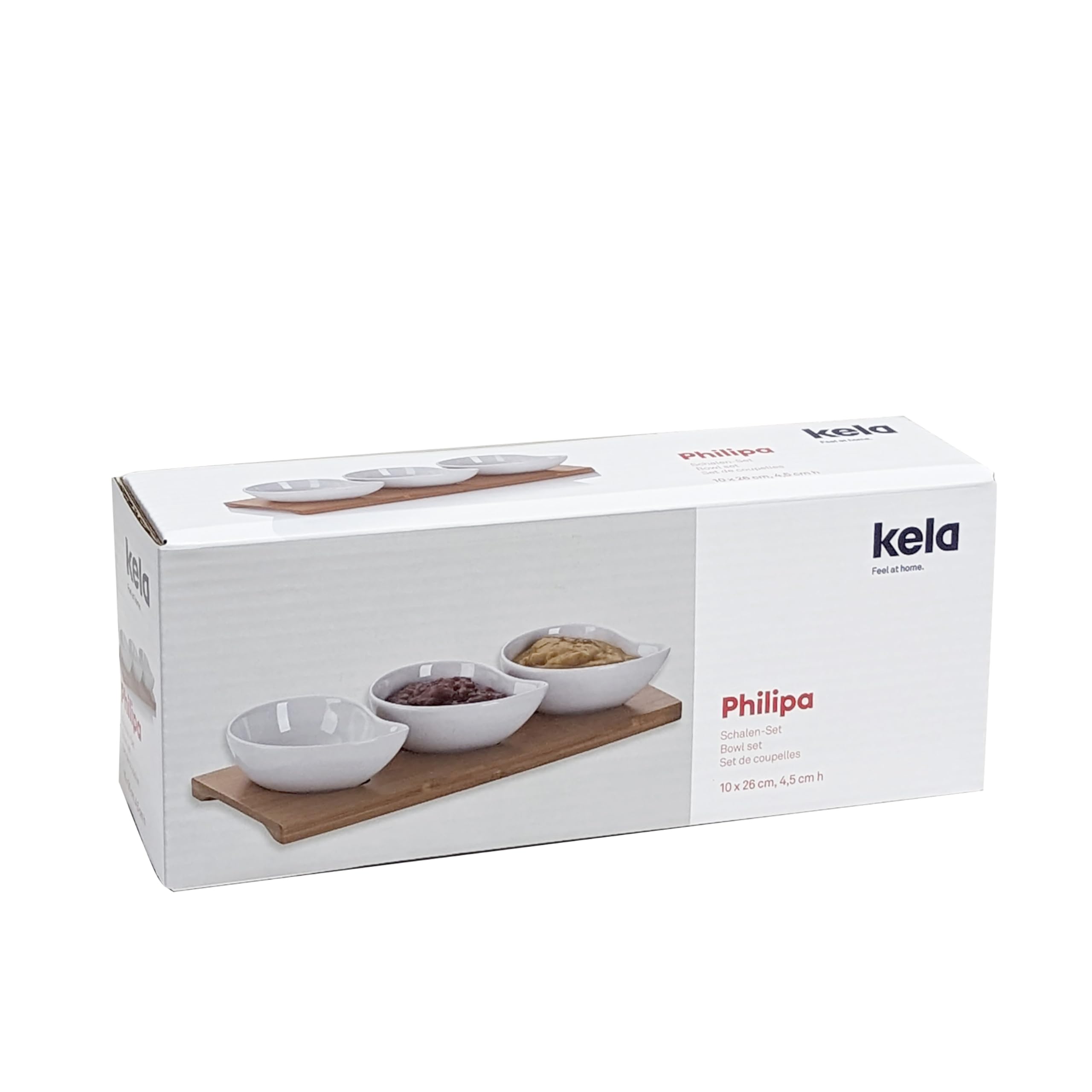 kela-philipa-servierschalen-set-4-teilig-porzellan-wei-mit-bambus image 7