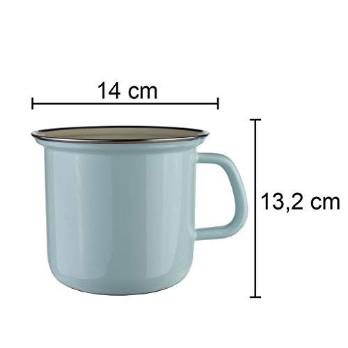 riess-0270-006-topf-mit-chromrand-14-cm-1-5-liter-t-rkis-classic-emaille image 4