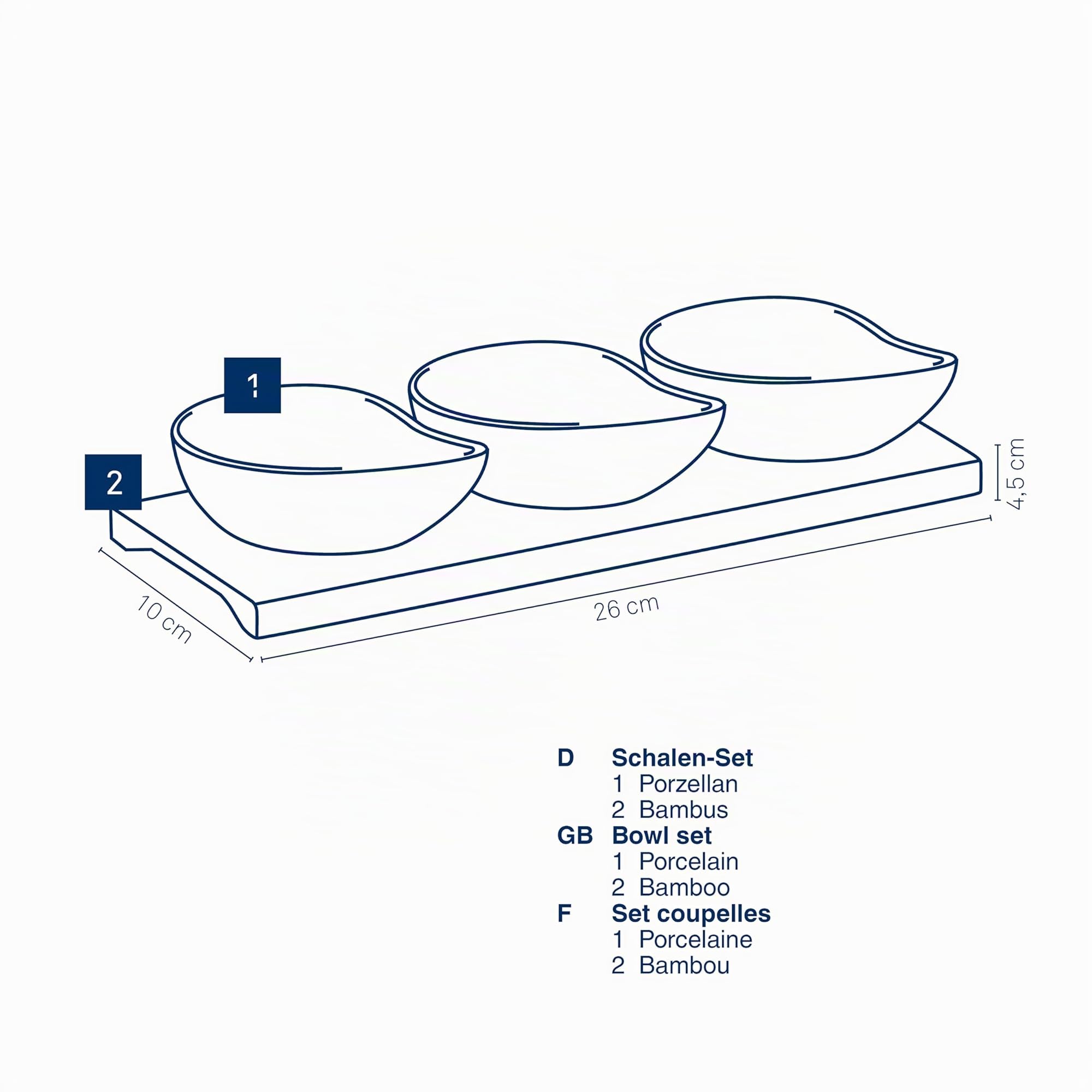 kela-philipa-servierschalen-set-4-teilig-porzellan-wei-mit-bambus image 3