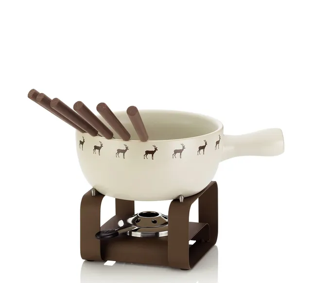 kela-henrik-k-sefondue-set-9-teilig-keramik-creme image 1