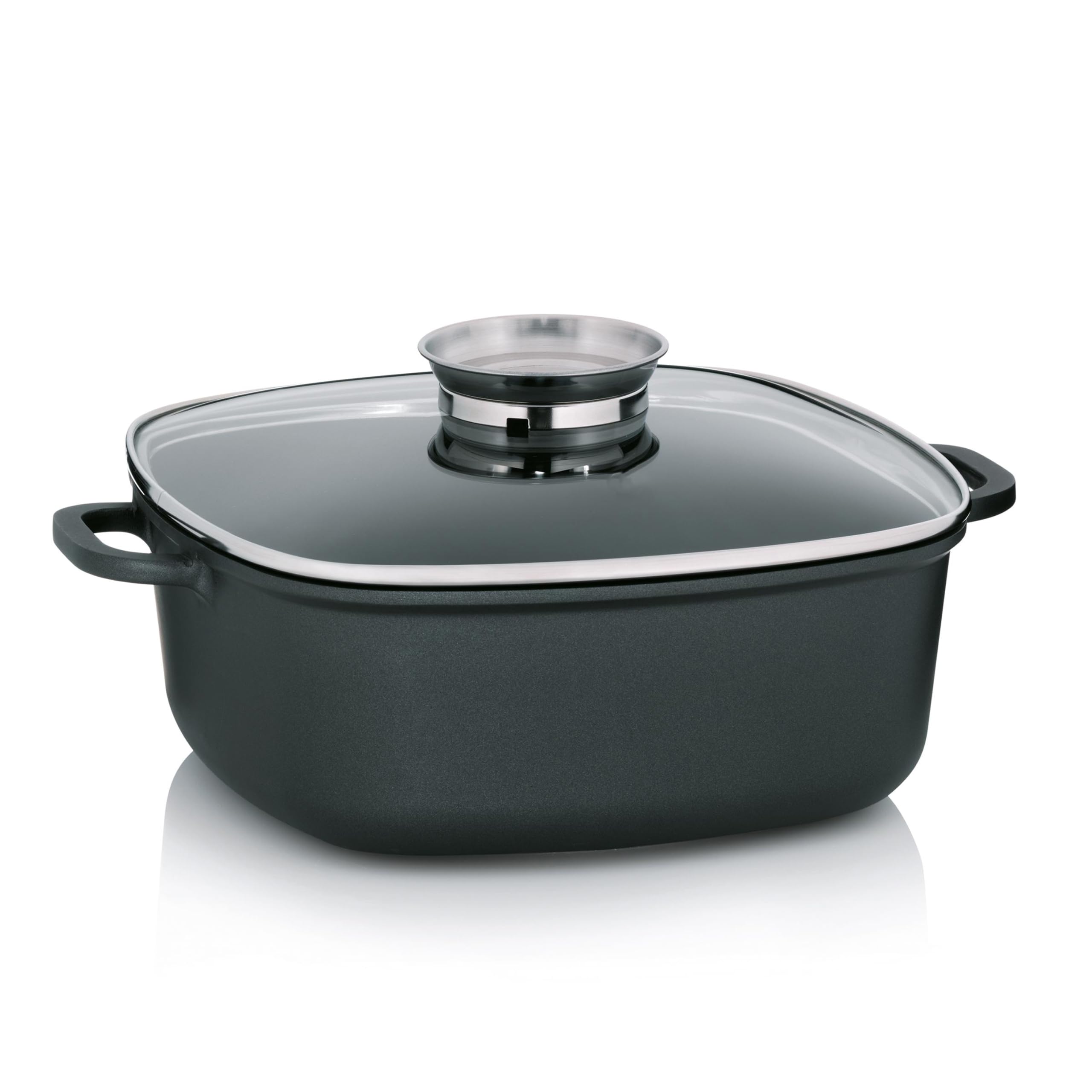 kela-kerros-schmorpfanne-28-x-28-cm-6-liter-mit-glasdeckel image 1