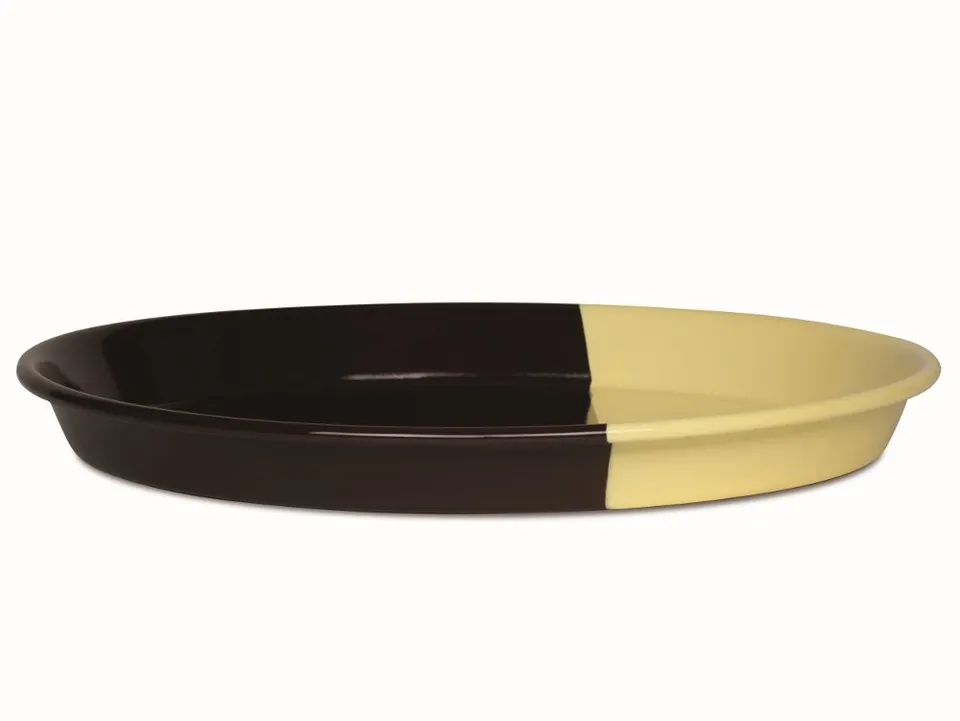 riess-sarah-wiener-schoko-vanille-kuchenblech-32-cm-emaille image 1