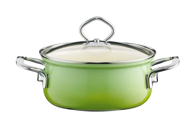 riess-nouvelle-smaragd-kasserolle-18-cm-1-5-l-emaille-mit-glasdeckel image 1