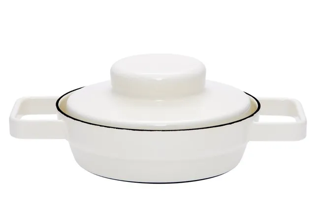 riess-aromapots-pfanne-mit-deckel-16-cm-pure-white-emaille image 1