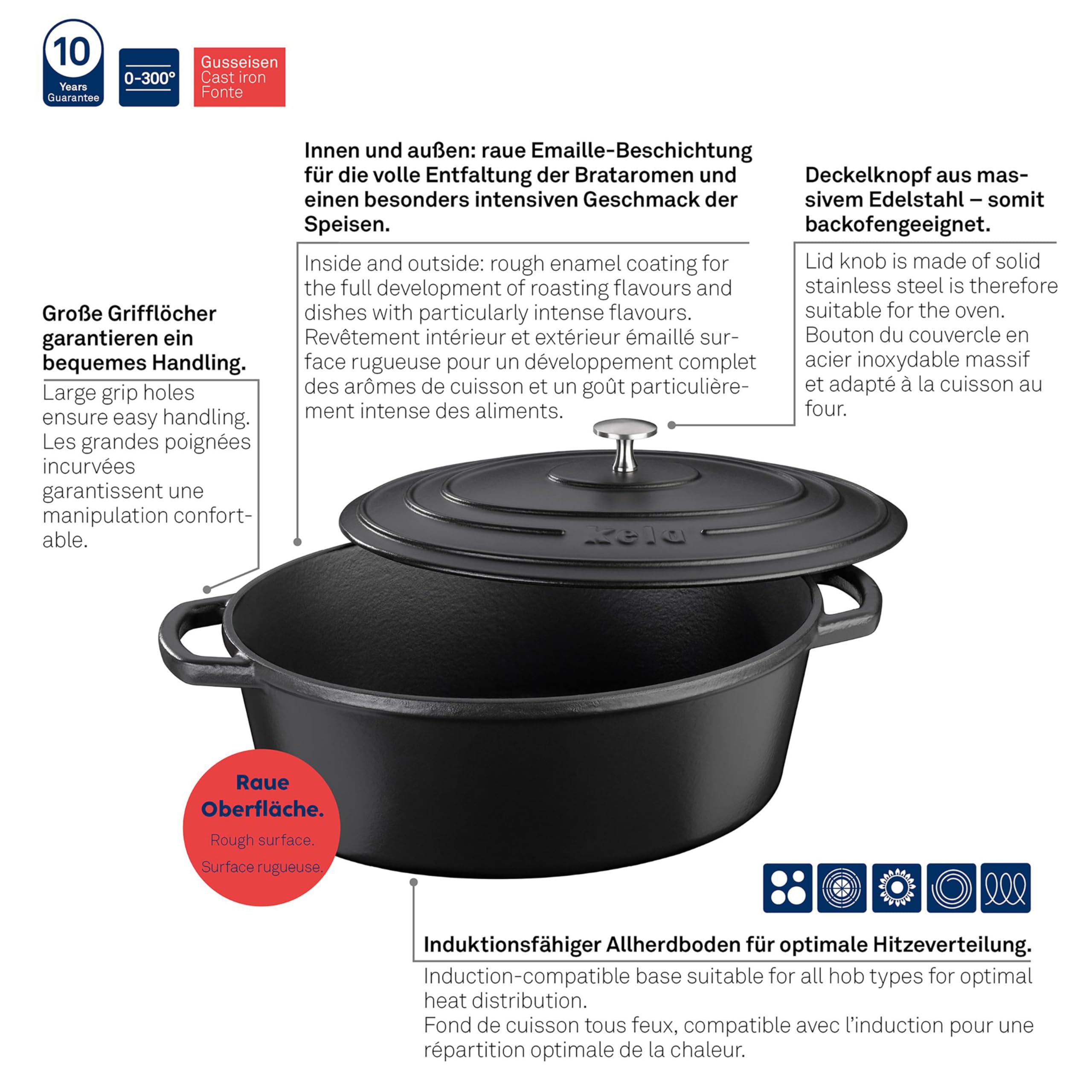 kela-calido-br-ter-oval-6-liter-gusseisen-emailliert-schwarz-induktion image 3