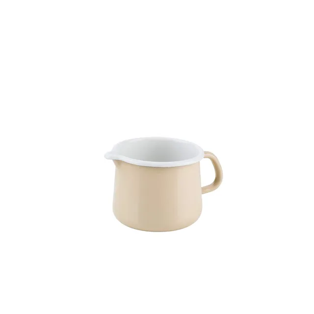 riess-nouvelle-cappuccino-krug-12-cm-1-l-orange-emaille image 1