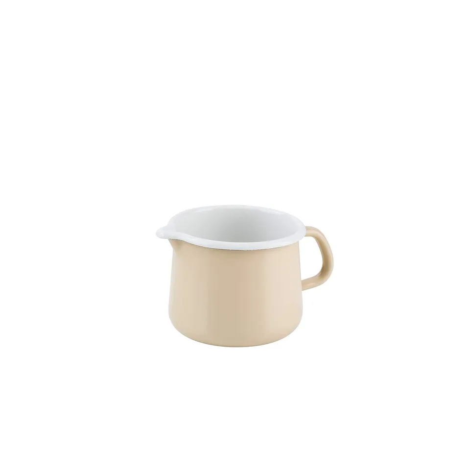 riess-nouvelle-cappuccino-krug-12-cm-1-l-orange-emaille image 1