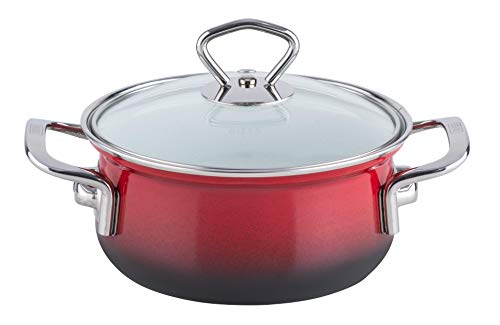 riess-nouvelle-kasserolle-16-cm-1-liter-brombeer-emaille-mit-glasdeckel image 5