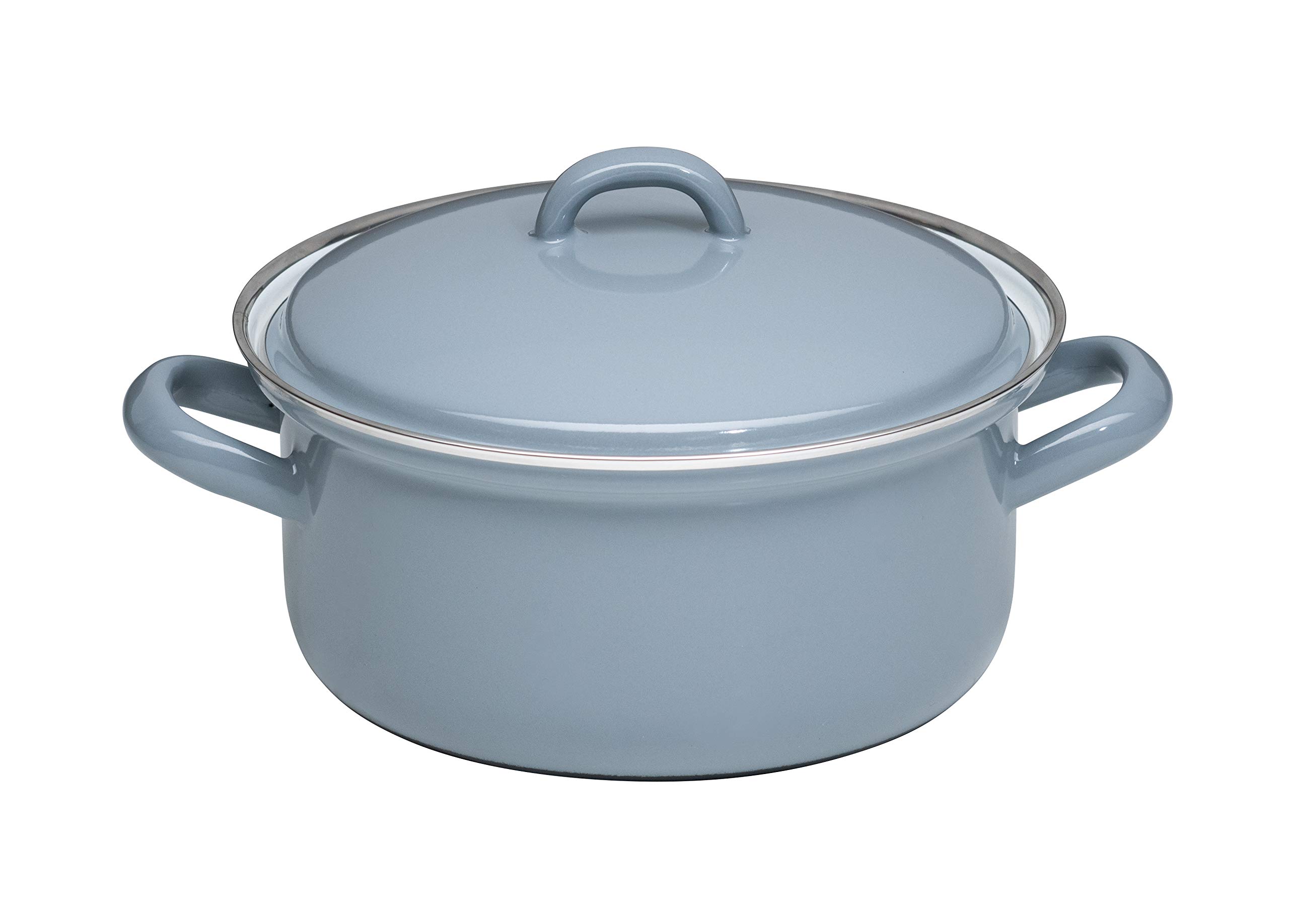 riess-kasserolle-mit-deckel-18-cm-1-6-l-pure-grey-emaille-induktion image 1