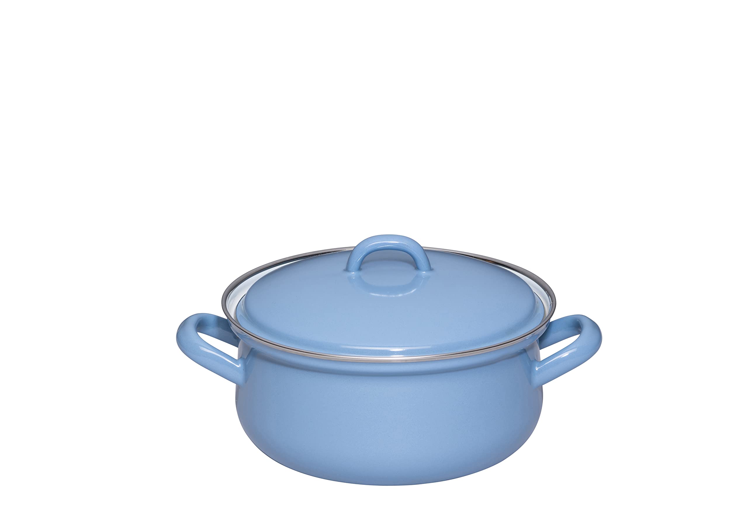 riess-0612-128-kasserolle-mit-deckel-16cm-nature-blue-medium-emaille-1-6l image 1
