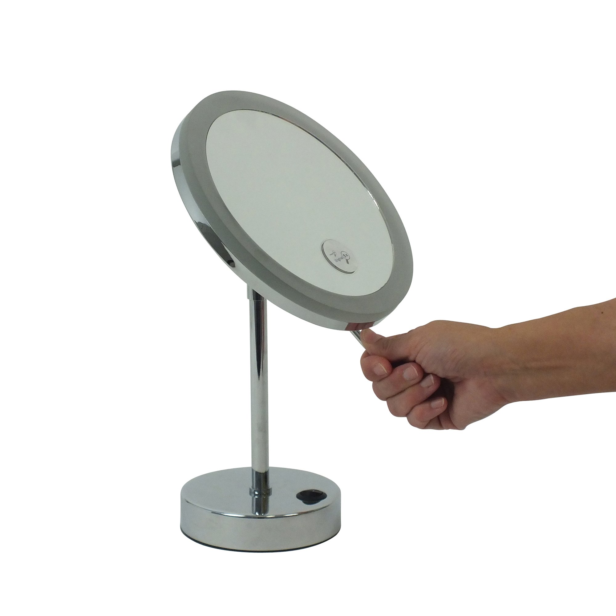 kela-sabina-20628-standspiegel-mit-led-und-5-fach-vergr-erung image 3