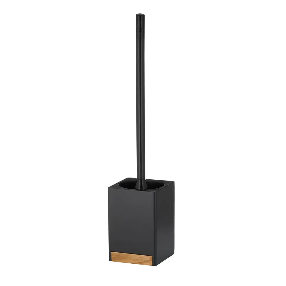 kela-cube-wc-garnitur-2-teilig-b-rste-und-topf-schwarz-polyresin image 1