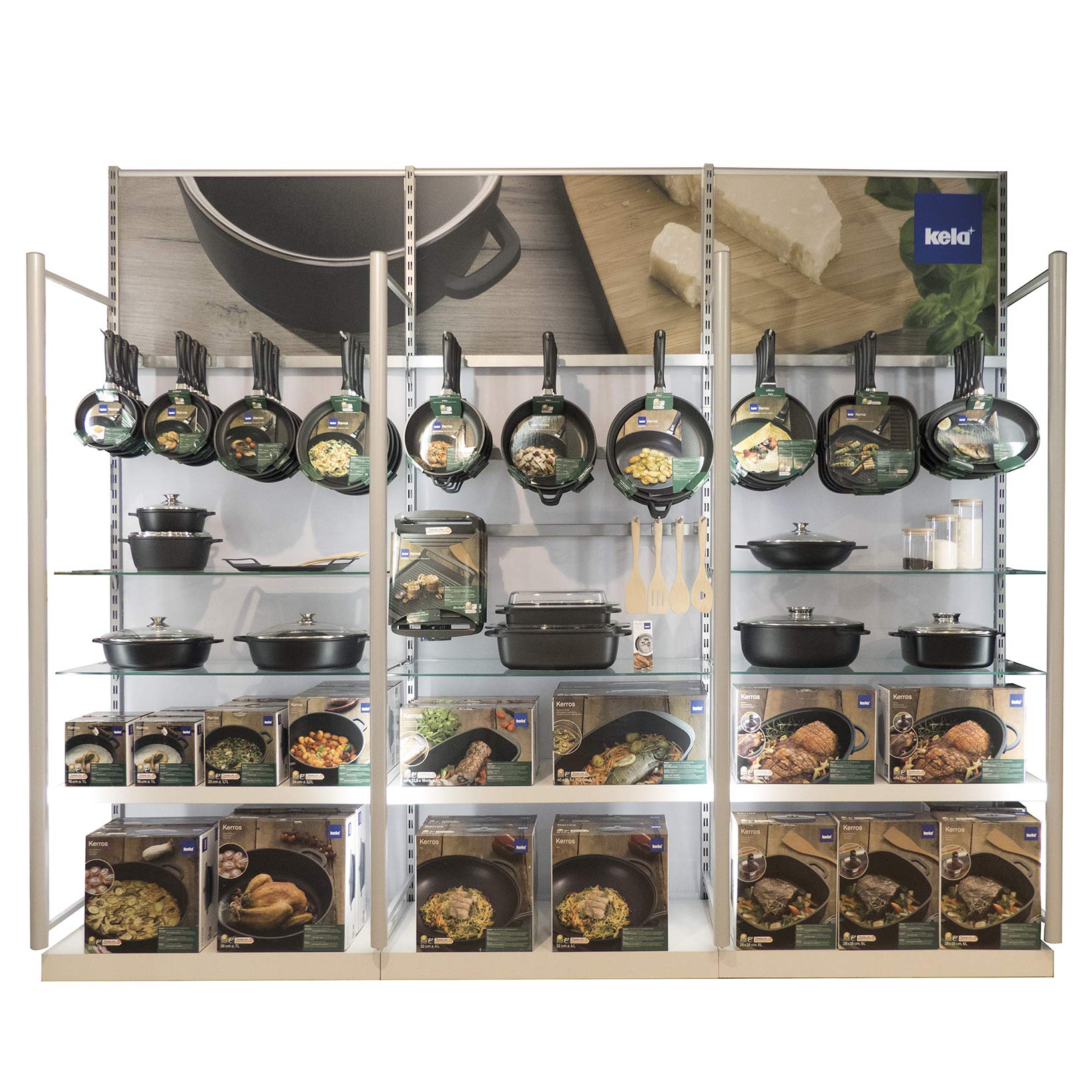 kela-kerros-grill-eckpfanne-28x28-cm-induktion-schwarz image 4