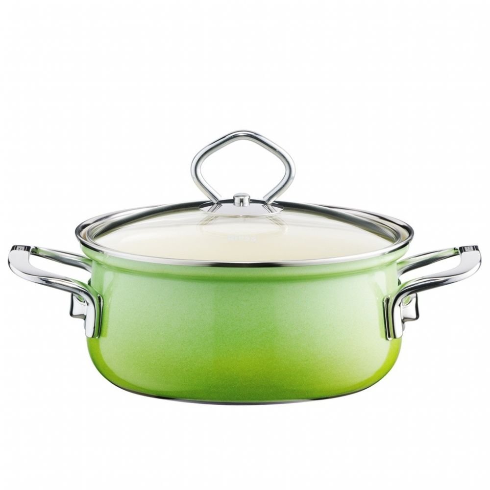riess-kelomat-kasserolle-mit-glasdeckel-24cm-4-0l-smaragd-emaille image 1
