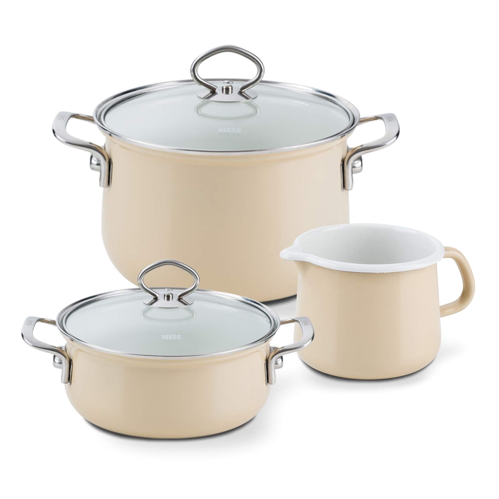 riess-nouvelle-cappuccino-topf-set-3-teilig-orange image 1