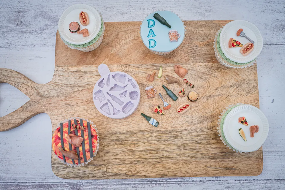 karen-davies-miniature-bbq-silikonform-grill-set image 1