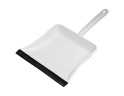 riess-classic-wei-staubschaufel-kehrschaufel-mit-gummilippe-40-cm-emaille image 2