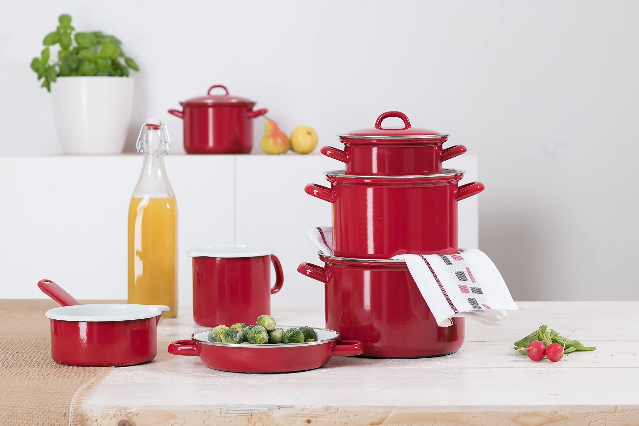 riess-classic-schnabeltopf-1-liter-12-cm-emaille-ceramic-glas-red-rot-wei image 2