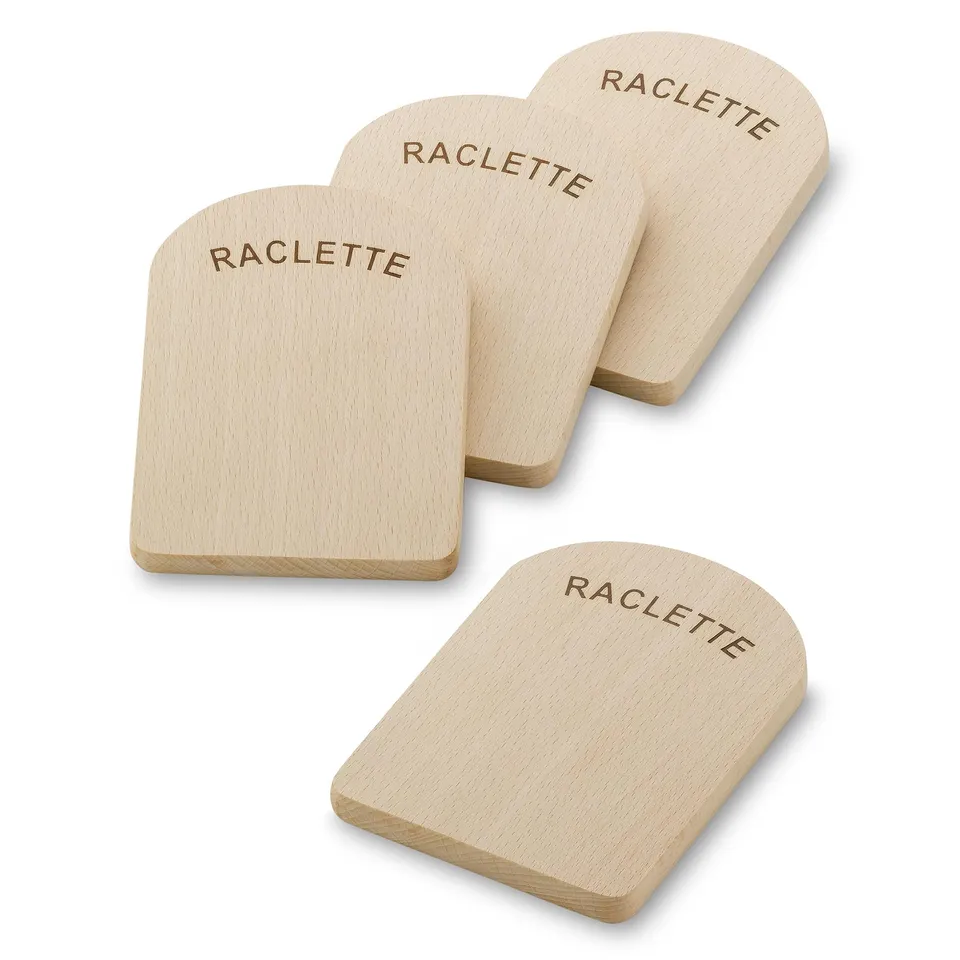 kela-baar-raclette-untersetzer-4-tlg-buchenholz-14-x-9-5-cm image 1