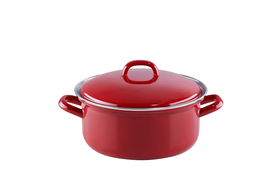 riess-0130-030-kasserolle-ceramic-glas-red-20-cm-2-liter-mit-deckel-emaille-indu image 1