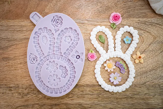 karen-davies-macram-bunny-silikonform-f-r-fondant-und-schokolade image 1