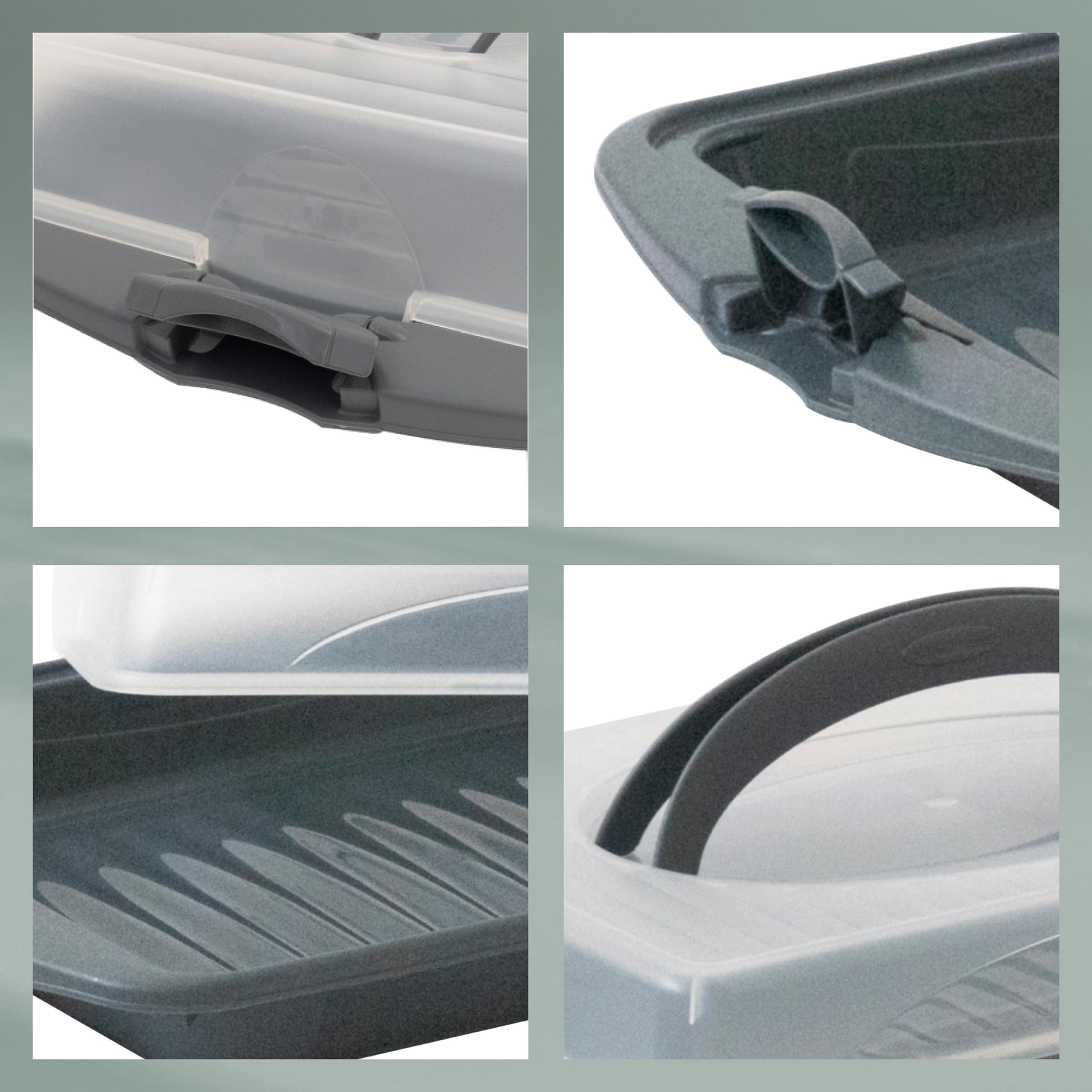 kela-kuchentransportbox-deli-rechteckig-45-x-30-x-9-cm-snackbox-dunkelgrau image 4