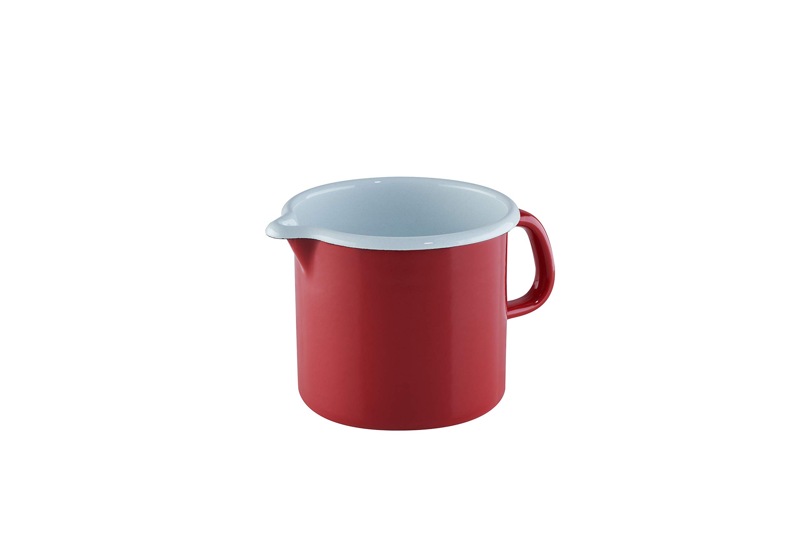 riess-email-set-5-teilig-rot-fleischtopf-kasserolle-schnabeltopf-emaille image 4