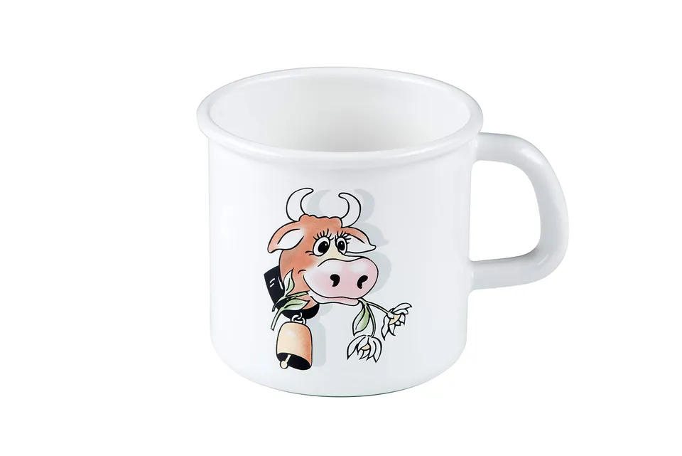 riess-country-almliesel-topf-mit-b-rdel-9-cm-0-5-l-emaille-henkelbecher image 1