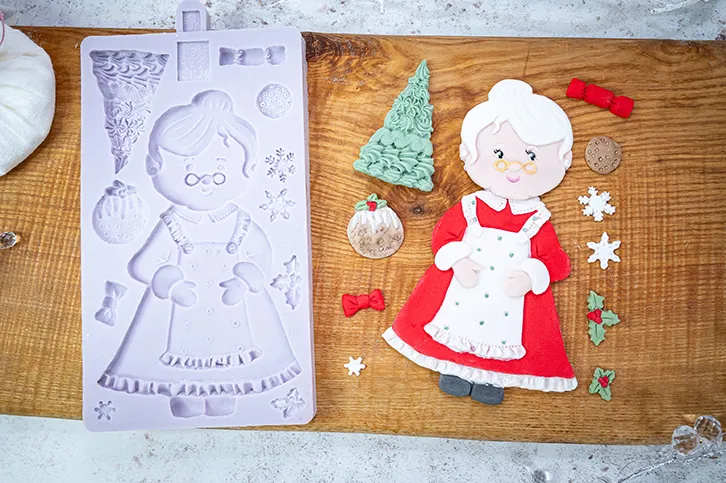 karen-davies-mrs-claus-silikonform-weihnachts-silikonform image 1